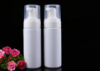White 100ml PET Plastic Bottles Cleanser Foam Packaging With Pump Sprayer