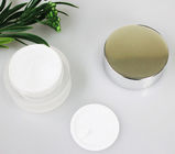 Luxury 20g White PET Airless Pump Travel Cream Jars With Lid