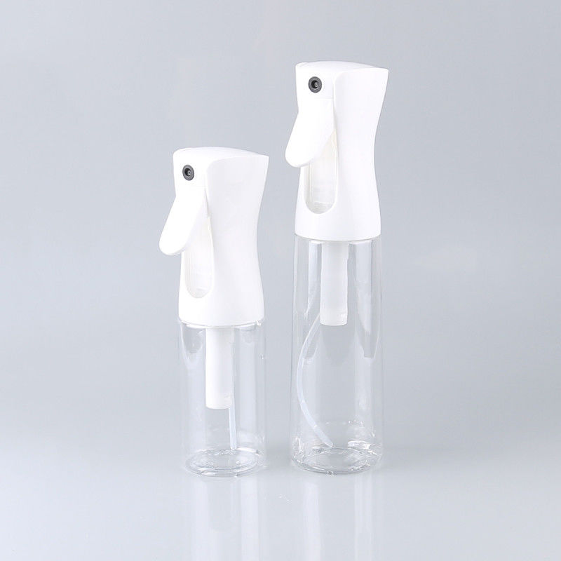 Transparent Fine Mist Continuous Spray PET Plastic Bottles 5oz 10oz