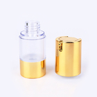 Plastic Empty Airless Lotion Pump Bottles Facial Serum Packaging 15ml 30ml 50ml