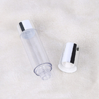 Silver Plastic PP Round Aluminum Cap Cream Airless Bottles 15ml 30ml 50ml 80ml 100ml