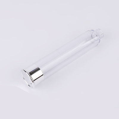 10ml - 30ml Clear Plastic Airless Pump Bottles Propellant Free Dispensing For Serum