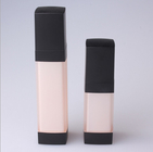 Square Serum Lotions Pink PMMA Skincare Bottle 30ml Airless Pump Bottle Cosmetic Containers