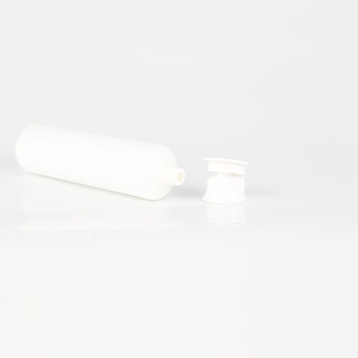 White Cosmetic Soft Plastic Tube Label Body Lotion Tube With Flip Top Cap