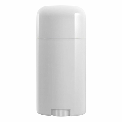 White 50ml Paste Empty Roll On Bottle Shipment On Time Skincare Oval Bottle