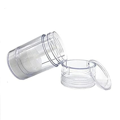 40ml 1.7oz Empty Roll On Bottle Clear Plastic Body Form Perfume Bottle