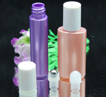 Frosted 10ml Empty Roll On Bottle Plastic Deodorant Perfume Oil Roller Ball Bottles