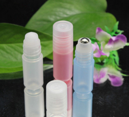 Frosted 10ml Empty Roll On Bottle Plastic Deodorant Perfume Oil Roller Ball Bottles