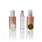 10ml Plastic Essential Oil Roller Bottle Empty Attar Perfume Roll On Bottles With Overcaps