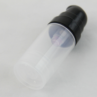 Clear PP Dispensing Airless Cosmetic Bottle Propellant Free 12ml