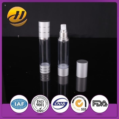 100ml Clear AS Plastic Airless Cosmetic Packaging Cream Serum Bottles