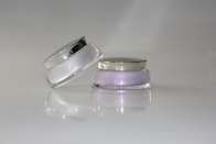 ABS 20g Acrylic Irregular Cosmetic Cream Jars Custom Plastic Packaging With Lids