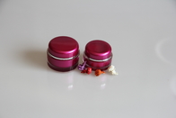 Wine Red Round Acrylic Packaging Jars For Cosmetics Luxury PMMA Cream Packaging Jar