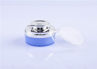 Blue Acrylic Face Cream Container Cosmetic Airless Press Pump Jar Packaging 50g
