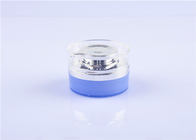 Blue Acrylic Face Cream Container Cosmetic Airless Press Pump Jar Packaging 50g