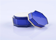 100g Acrylic Octagonal Cosmetic Jar Packaging For Cream / Medicine Capsules