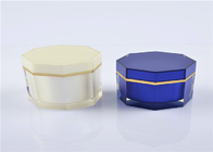 100g Acrylic Octagonal Cosmetic Jar Packaging For Cream / Medicine Capsules