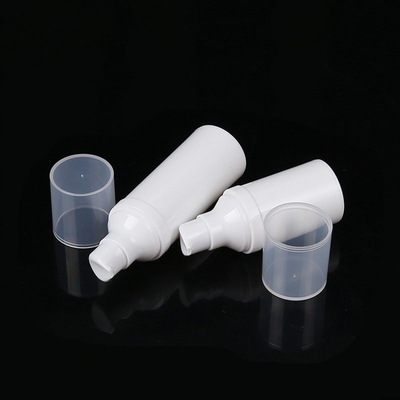 Traveling Pocket Size PP Plastic 15ml Cosmetic Airless Pump Bottle For Skincare Lotion