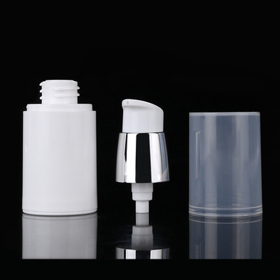 50ml Silver Aluminum Airless Pump Bottle Vacuum Dispenser Spray Bottles