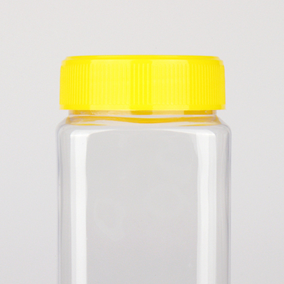 550ml Transparent PET Jars Food Grade Screw Plastic Jar