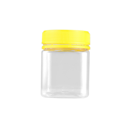 220ML 7oz Empty PET Plastic Storage Honey Candy Cookie Container Jar For Food Packaging