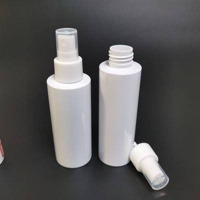 120ml White Mist Spray Bottle Skincare PET Plastic Bottle Cosmetic Packaging