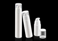 Clear Plastic Airless Cosmetic Bottles Containers 15ml 30ml For Skincare