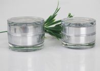 Round Shape Cosmetic Cream Jars Packaging 30g 50g Hot Stamping ISO9001
