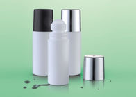 White Plastic 30ml Essential Oil Rollerball Bottles With Large Roller Silk Screen