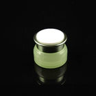 Wholesale Elegant Violet Empty Drum Shape Cosmetic Cream Jar Acrylic Cosmetic Jars Face Cream Containers For Skincare