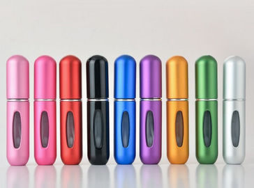  Metal Mini Perfume Spray Mist , Plastic 3ml 5ml Refillable Perfume Bottle