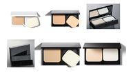 15g Square Black White Cosmetic Compact Containers Air Cushion Foundation With Mirror
