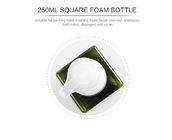 250ml Plastic Empty Square Foam Pump Bottle Packaging Colorful For Skin Care
