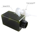 LFGB Cap White Foam Pump Bottle 450ml Plastic Cosmetic Makeup Remover Packaging