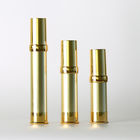 Luxury Gold Acrylic Airless Cosmetic Bottles Biodegradable 10ml 20ml 30ml