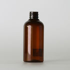 Empty Amber Cosmetic Oil Bottles 2oz 100ml Silkscreen Printing With Dropper