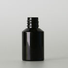 30ml Plastic Lotion Bottles Petg Screw Cap Black Color For Essential Oil