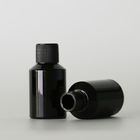 30ml Plastic Lotion Bottles Petg Screw Cap Black Color For Essential Oil