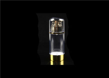 Shiny Gold Airless Cosmetic Pump Bottle / 20ml 30ml Cosmetic Travel Bottles