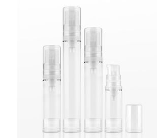 Mini Slim Plastic Airless Cosmetic Bottles 5 Ml 10 Ml 12 Ml 15 Ml