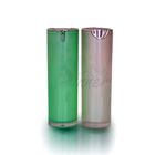 Skin Care Plastic Airless Cosmetic Bottles With Pump Silk Screen Printing