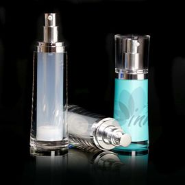 Custom Color Airless Dispenser Bottles With Spray Pump 15ml 30ml 50ml