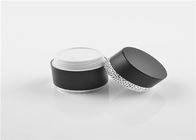 ABS Circular Acrylic Cosmetic Containers , 30g 50g Face Cream Jars With Lid