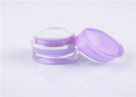 Square Thick Wall Empty Cosmetic Cream Jars ABS With Round Cap 1oz - 100ml