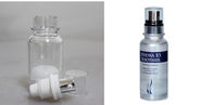Skin Care Cream Airless Cosmetic Bottles Clear Cosmetic Luxury Jars Packaging