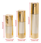 Screw Cap Airless Cosmetic Bottles Small Luxury Acrylic Recyclable Cosmetics Empty Containers