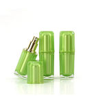 Square Airless Dispenser Bottles Green 40ml 70ml Plastic Green Color PP Material