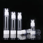 Skin Care Makeup Pump Bottle Empty Cosmetic Bottles White Clear Color ISO90001