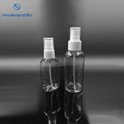 Transparent Plastic PET Airless Cosmetic Bottles 15ml 30ml 50ml 60ml HJ-706