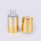 80ml / 100ml Plastic Cosmetic Containers Making Up Bottles Gold Plating